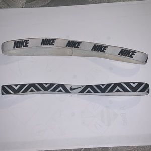 2 Nike Headbands! Black and white.